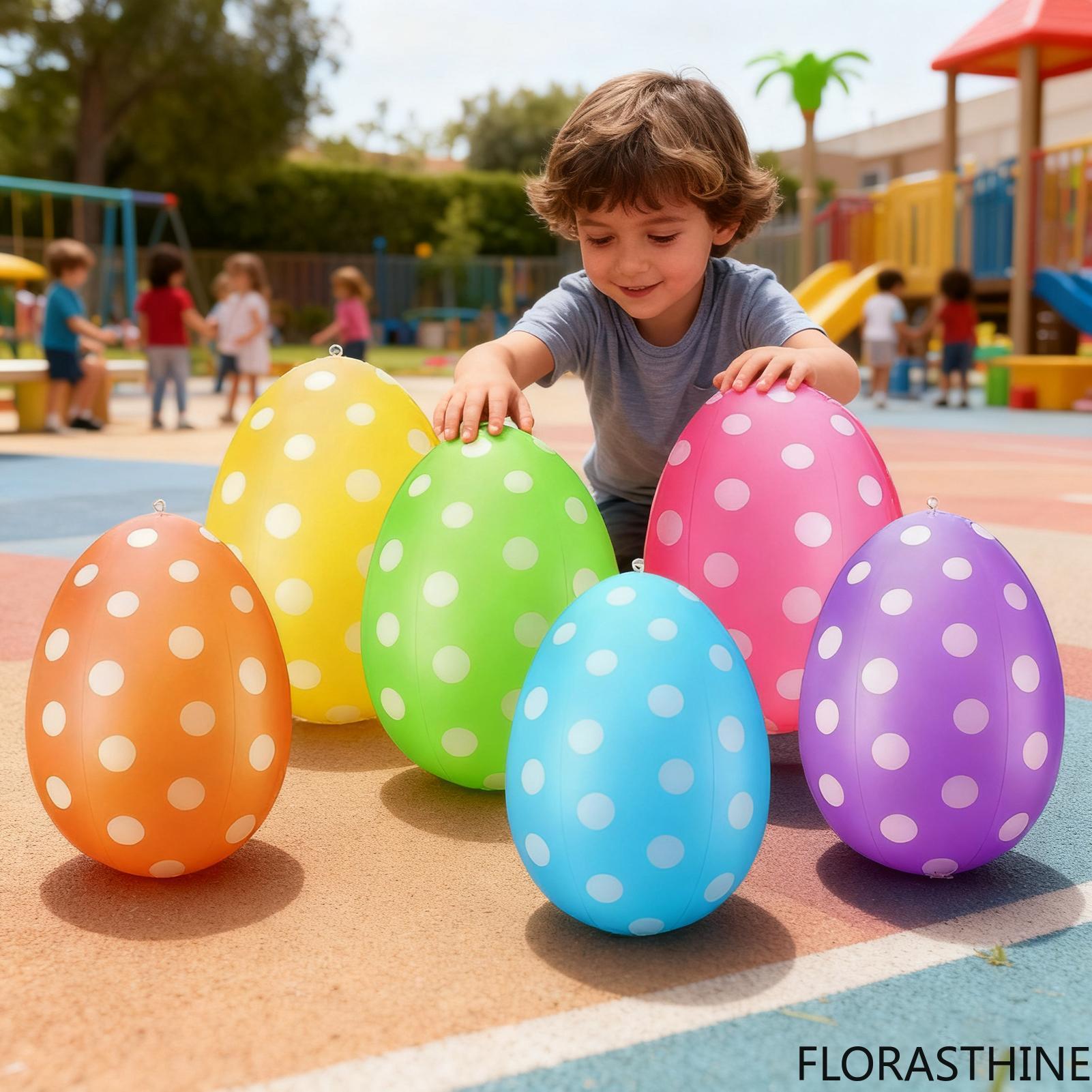 Party Games Egg - 6Pcs Inflatable Easter Eggs /set Easter