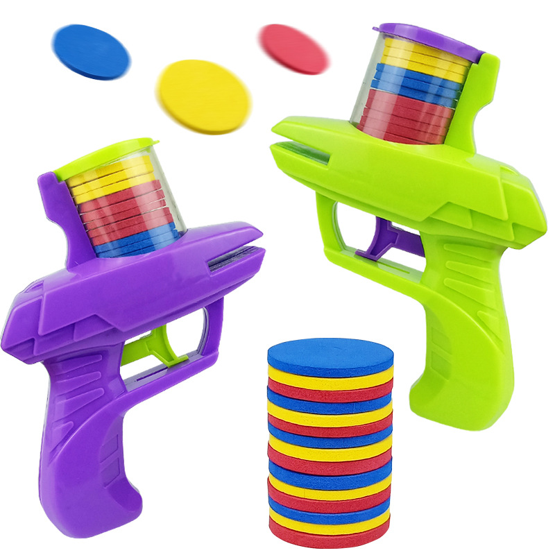 Catch Ball Velcro - Kids Outdoor Game Foam Disc Gun