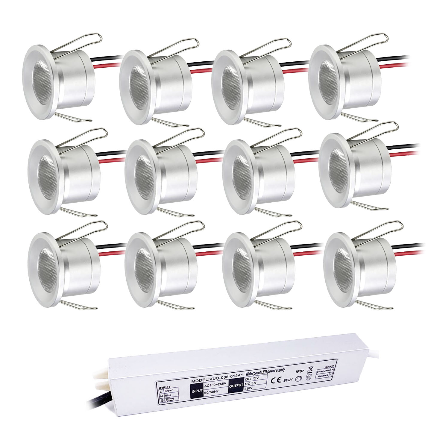 Ladder Toss Set - Mini LED Recessed Spotlight Set 6/12