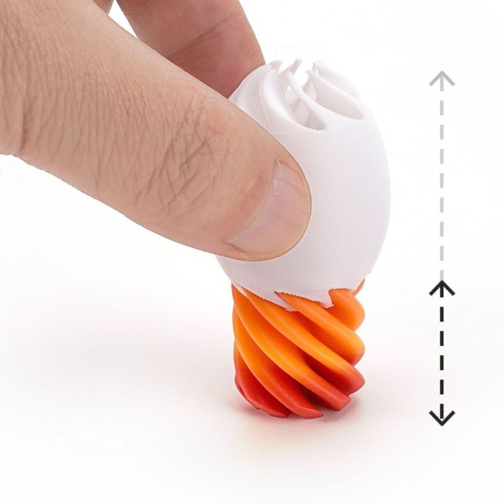 Party Games Egg - 3D Printing Rotational Egg Anti-Anxiety Colorful