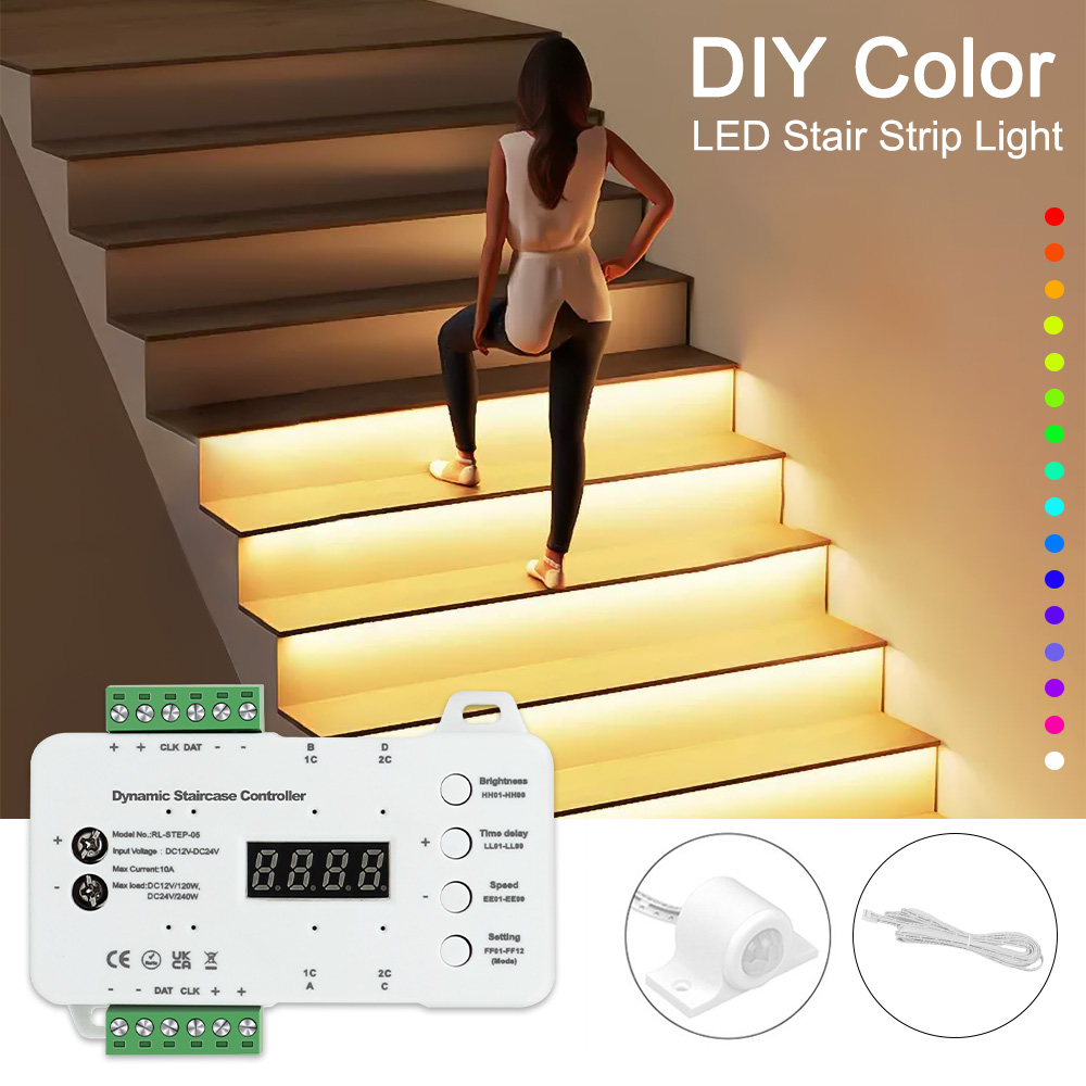 Ladder Toss Set - Intelligent Motion Sensor Stair Light Smart