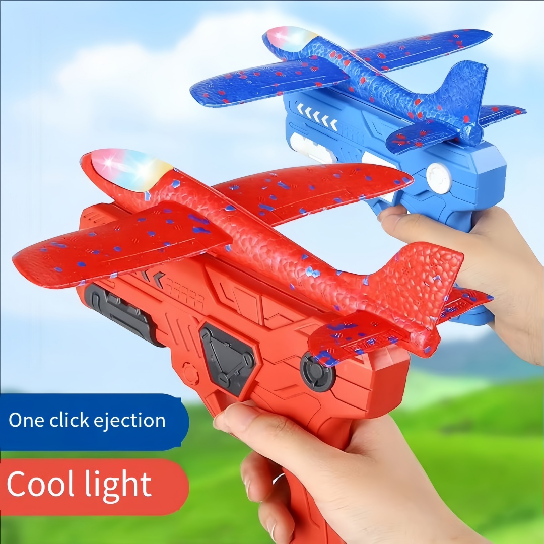 Catch Ball Velcro - Foam Plane Gun Launcher Popular Outdoor