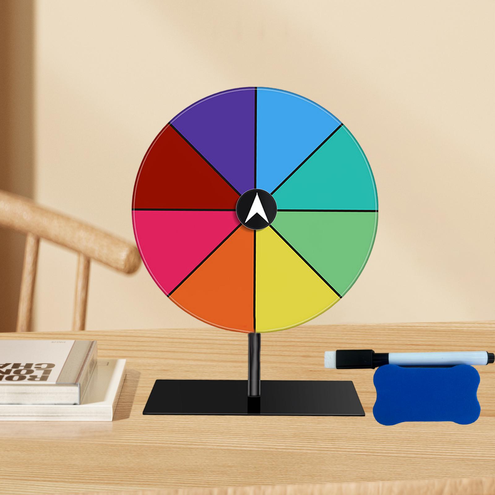 Party Games Easy - Multicolor Prize Turntable Easy Assembly Reusable