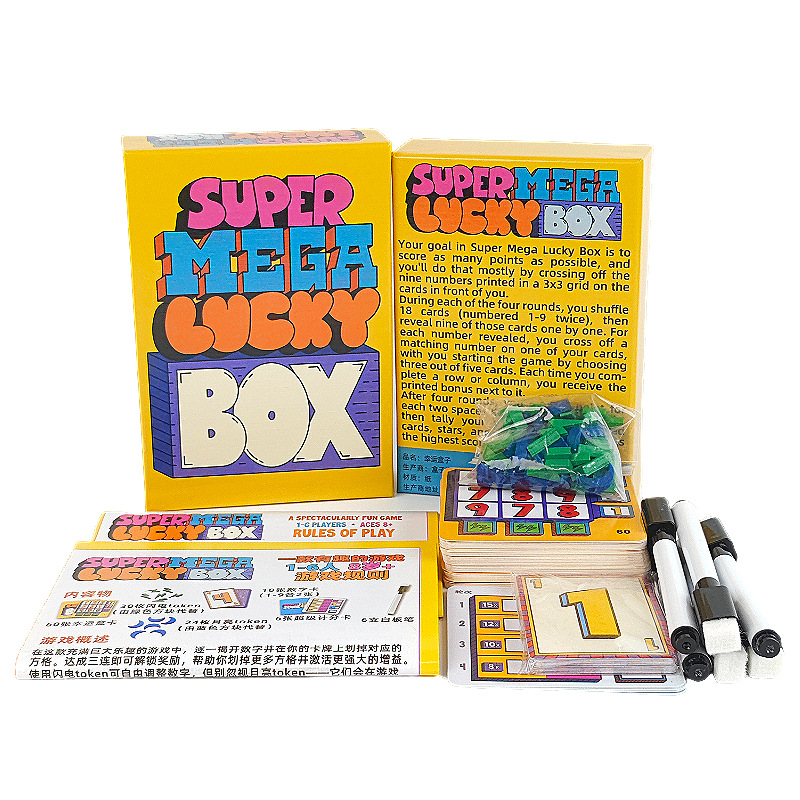 Super Mega Lucky Box Board Gam - Party Games Box ulasan dan harga