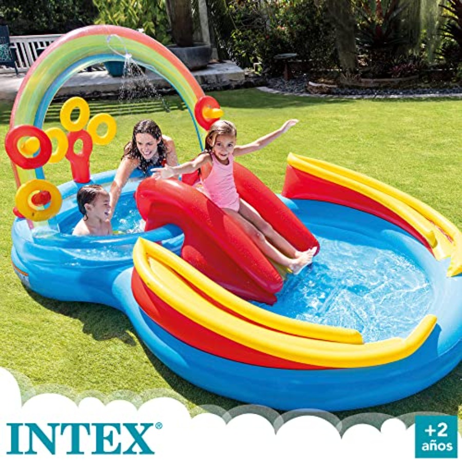 inflatable pool with water sli - Ring Toss Outdoor ulasan dan harga