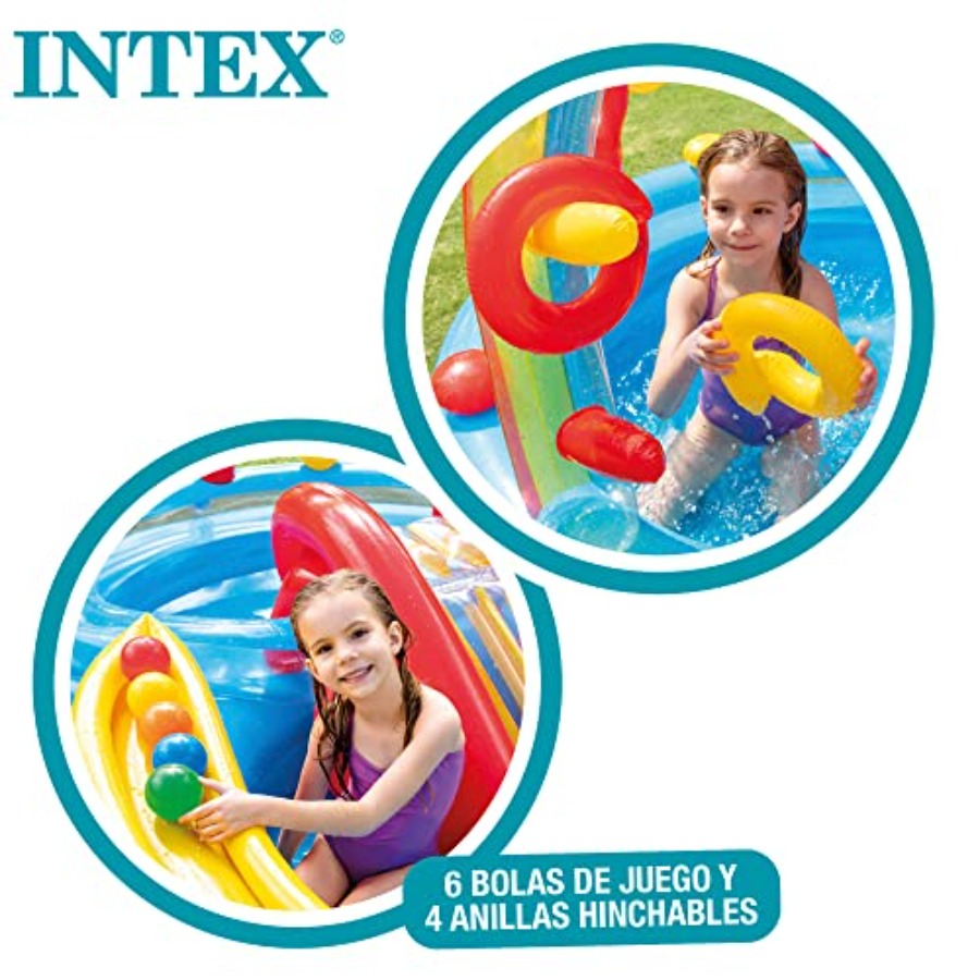 inflatable pool with water sli - Ring Toss Outdoor ulasan dan harga
