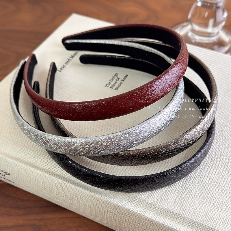 Vintage Red Leather Thin Headb - Ring Toss Outdoor ulasan dan harga
