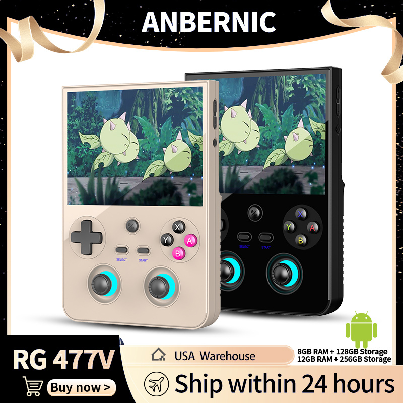ANBERNIC RG 477V Handheld Game - Party Games Android ulasan dan harga