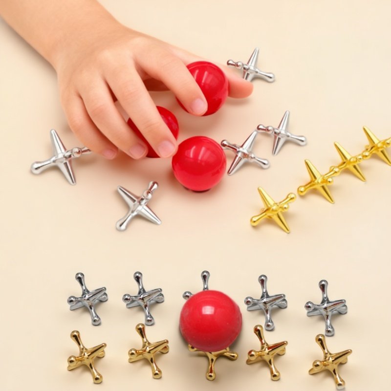 Mini Metal Classic Jack Game S - Party Games Jack ulasan dan harga