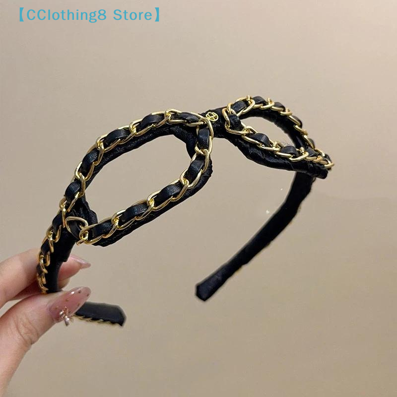 Vintage Chain Leather Headband - Ring Toss Outdoor ulasan dan harga