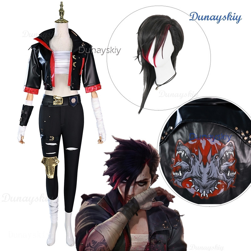 Vi Violet Anime Cosplay Arcane - Party Games Jack ulasan dan harga