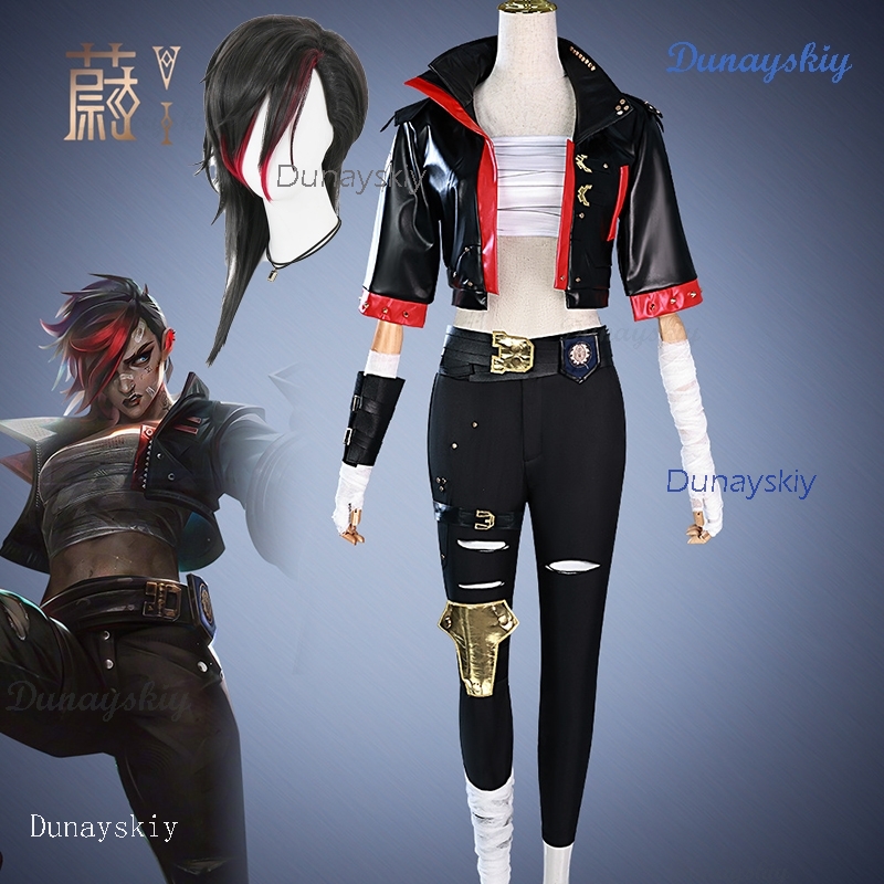 Vi Violet Anime Cosplay Arcane - Party Games Jack ulasan dan harga