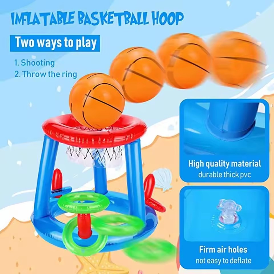 Inflatable Floating Basketball - Ring Toss Outdoor ulasan dan harga