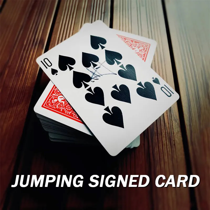 Jumping Signed Card Magic Tric - Party Games Easy ulasan dan harga