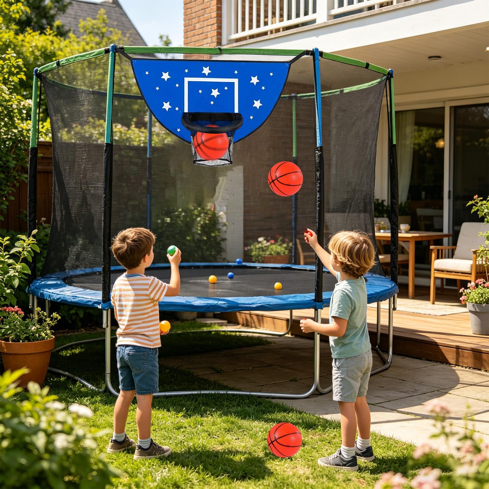 Basketball Goal For Trampoline - Ring Toss Outdoor ulasan dan harga