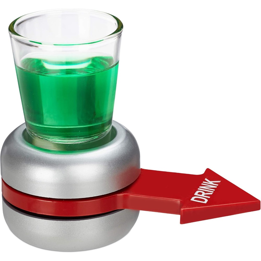 Relaxdays Drinking Game, Spin  - Party Games Adults Drinking ulasan dan harga