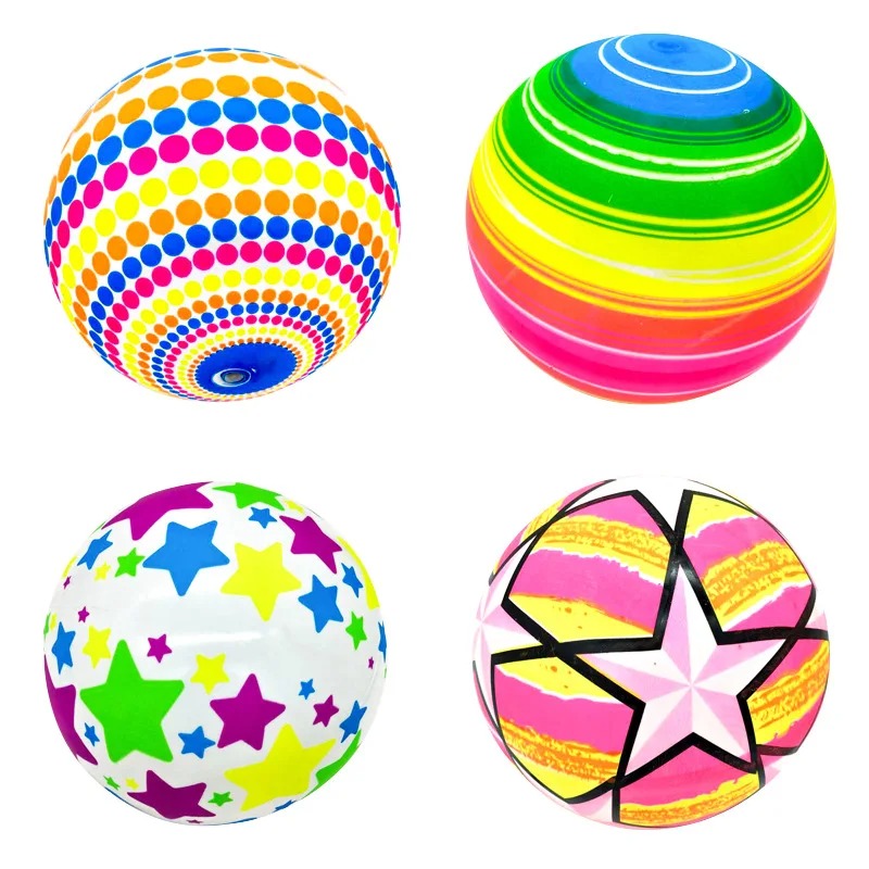 1pc Elastic Rainbow Ball Soft  - Catch Ball Velcro ulasan dan harga
