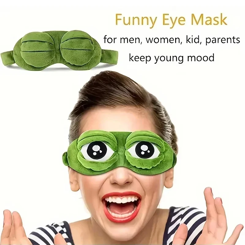 Frog Shaped Eye Mask Party Gam - Party Games Cartoon ulasan dan harga